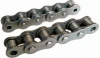 TrailMaster 200 XRS Replacement Drive Chain - 530 Roller Chain, close-up view of metallic roller chain components for ATV or dirt bike