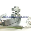 TrailMaster 200 XRS Parking Brake Lever Assembly, close-up view of metal brake lever and spring mechanism