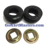 Original spindle dust-boot and washer service kit for the TrailMaster 200 XRX go-kart.