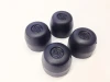 Set of four original rubber hub caps for the TrailMaster 200 XRX go-kart.