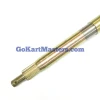 TrailMaster 200 XRX Rear Axle, a metallic vehicle part with splines and threaded end for ATV or golf cart suspension system.