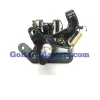 Original hydraulic rear brake caliper for the TrailMaster 200 XRX go-kart.