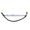 TrailMaster 200 XRX Complete Front Brake Kit, black hydraulic brake line with metal fittings on both ends.