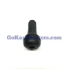 TrailMaster Hurricane 200X and 200X Pro Tire Valve Stem, close-up view of black valve stem with threaded top and rounded base on a white background with website watermark.