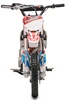 TrailMaster SK110S 110cc Semi-Automatic Kids Dirt Bike, front view of the motocross bike showing handlebar, front suspension, and knobby tire.
