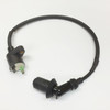 TrailMaster Go Kart 150 XRS & 150 XRX Ignition Coil GoKartMasters, black ignition coil with electrical connectors on a white background.