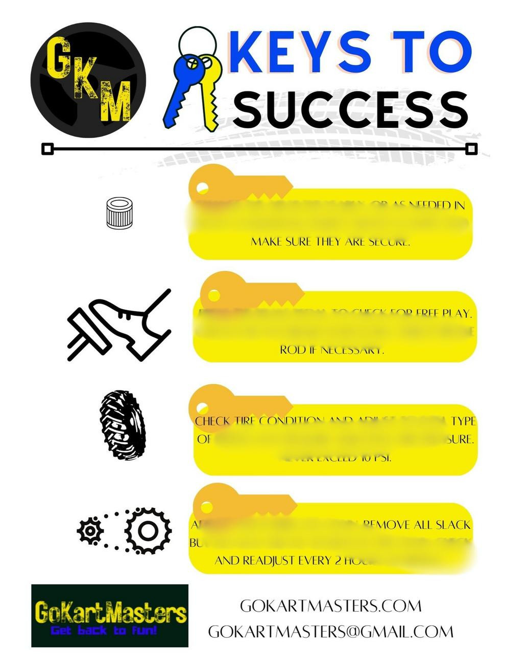 Expert PRO Version: Trailmaster Mini Go Kart Assembly Guide, instructional steps with icons and highlighted tips for assembling a go-kart.