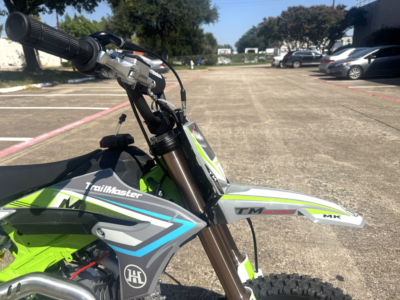 Green MK110Es dirt bike