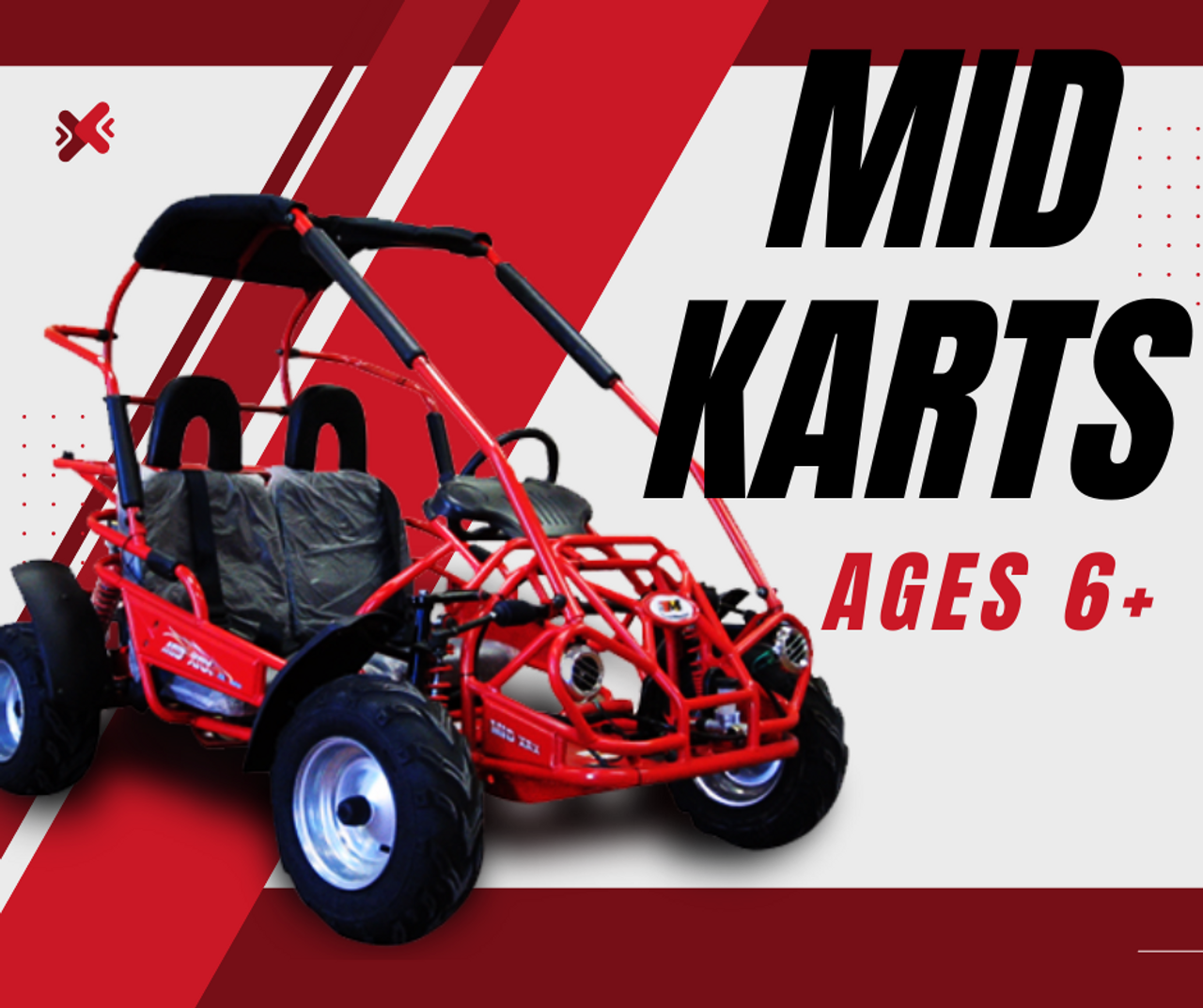 Trailmaster Mid XRX youth size off road buggy go kart for sale online.