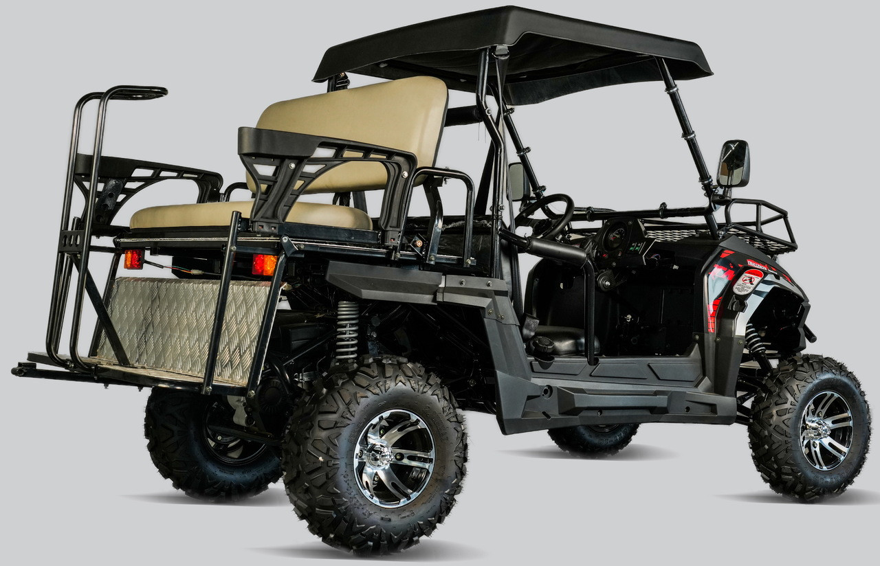 Challenger EGX 200cc buggy with LED headlights and full suspension