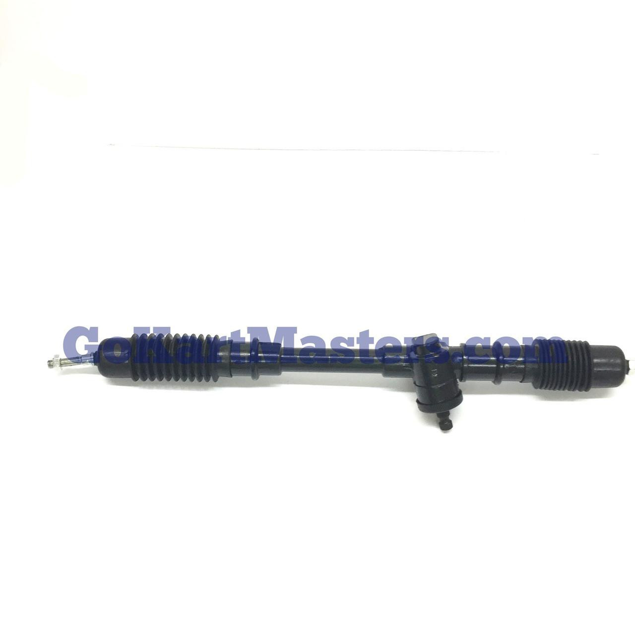 Trailmaster 200 XRS & 200 XRX Steering Box Assembly with tie rod ends, automotive steering part, black metal and rubber components for vehicle steering system.