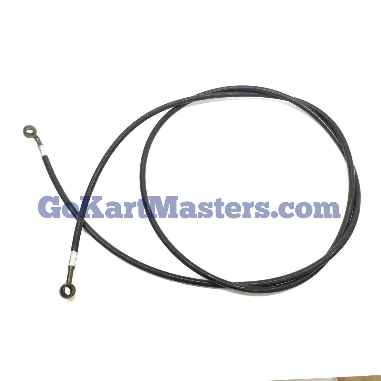 Original 43-inch front-right hydraulic brake hose for the TrailMaster 200 XRX go-kart.