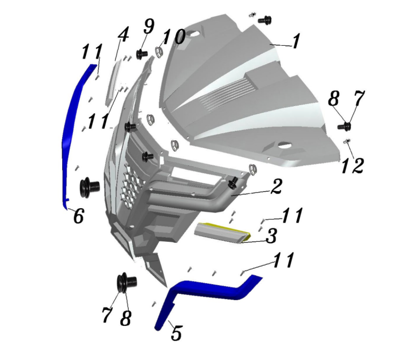 TrailMaster Cheetah 6 Headlight(R) passenger side