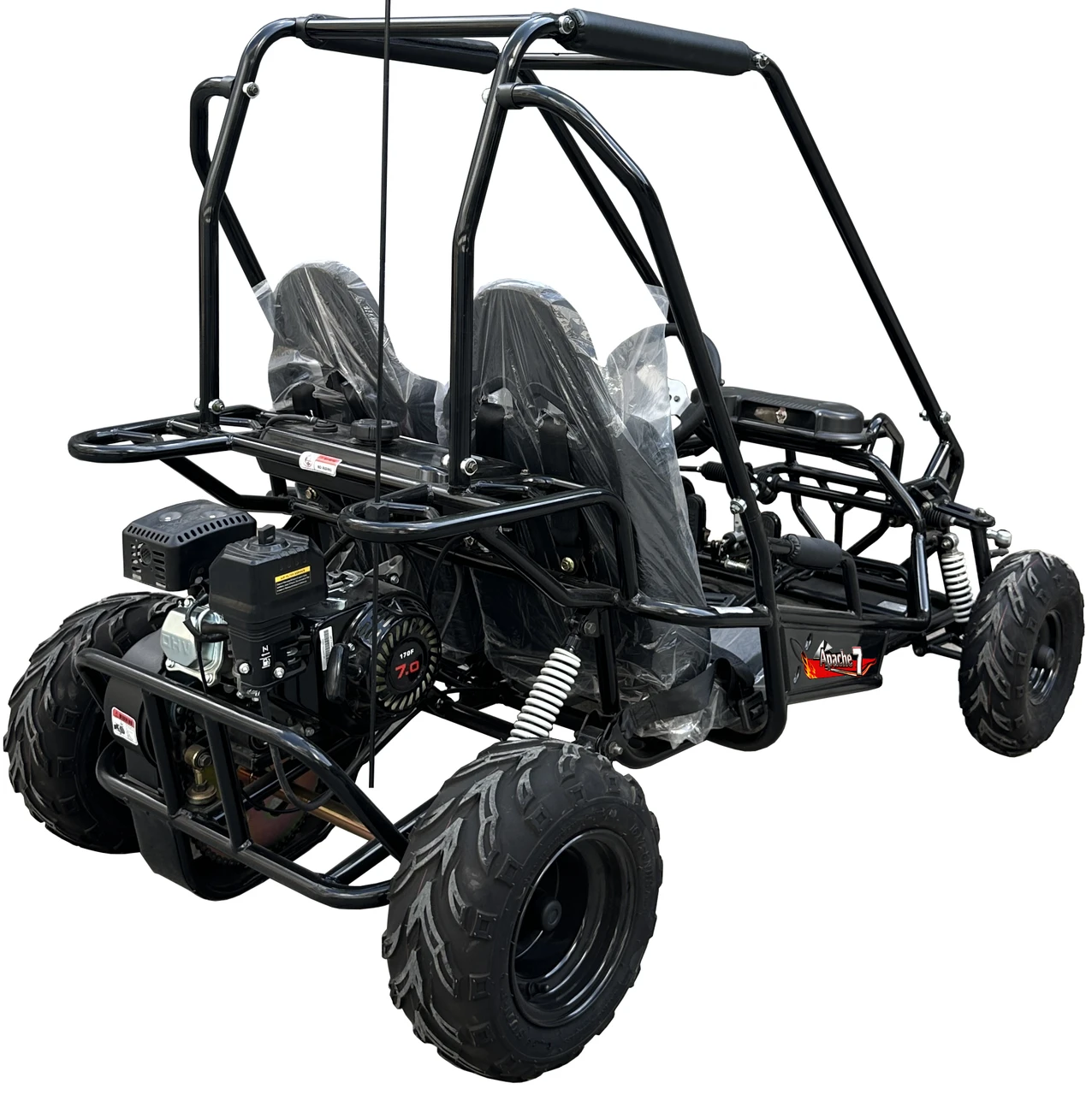 TrailMaster Apache 7 Mid-Size Go-Kart for Kids Ages 6-12