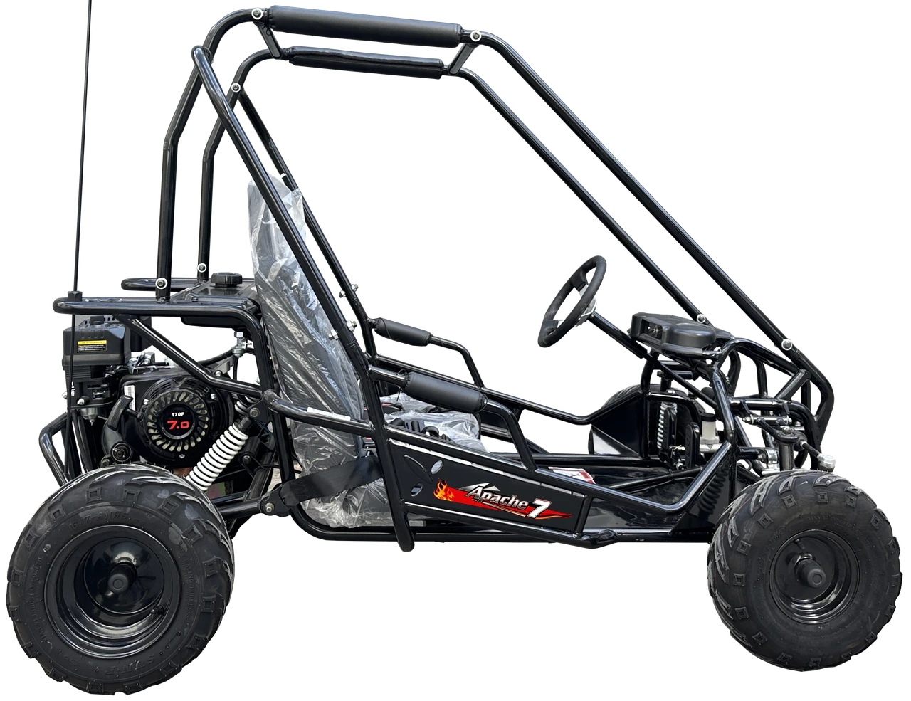 TrailMaster Apache 7 Mid-Size Go-Kart for Kids Ages 6-12