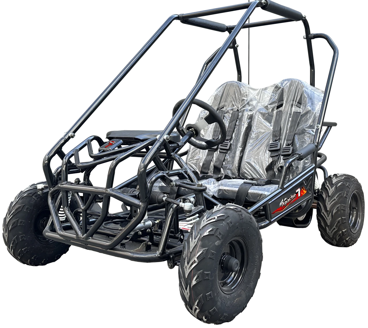 TrailMaster Apache 7 Mid-Size Go-Kart for Kids Ages 6-12