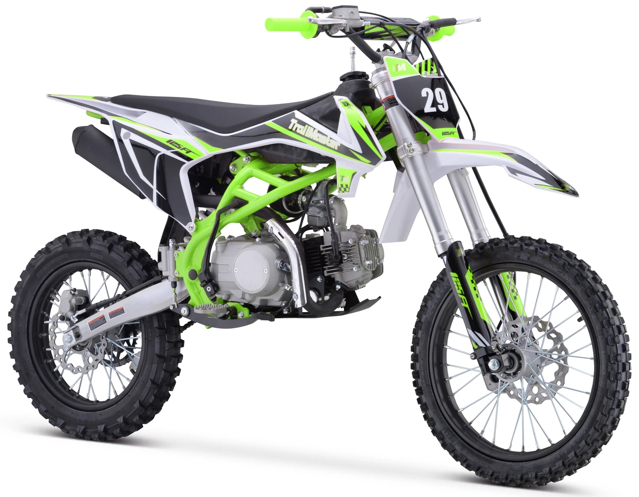 TrailMaster TM29-125 Manual Youth Dirt Bike green