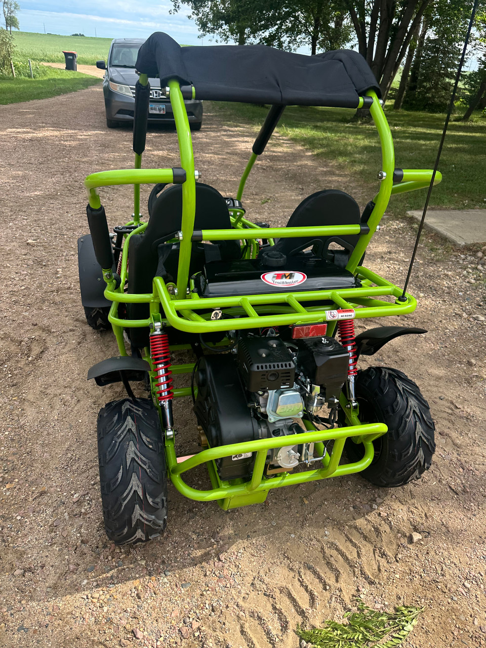 TrailMaster Mid XRX-R Go Kart For Kids w/ Reverse, Electric Start, 5 point harness