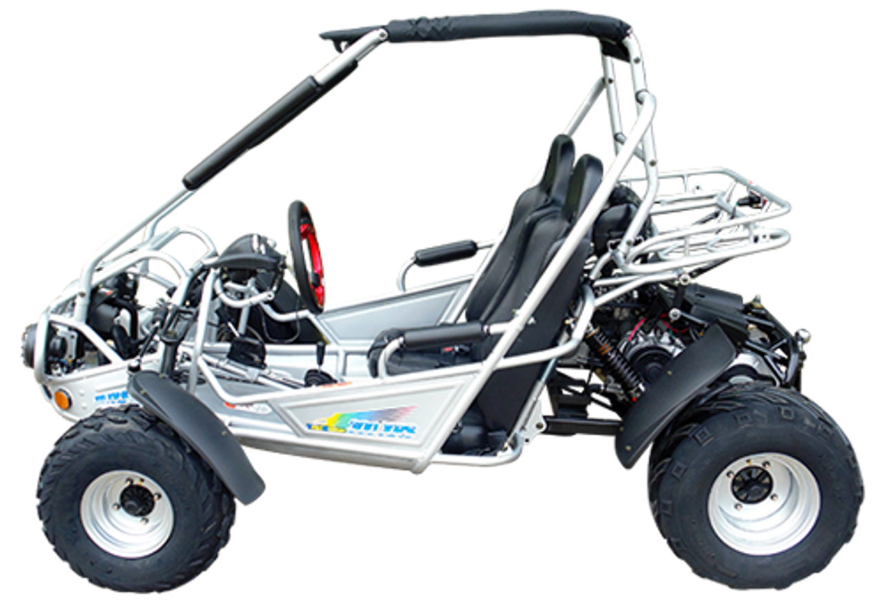 TrailMaster 300 XRS-E Go-Kart with extra horsepower and a high quality frame, built to last on the toughest trails and highest dunes. 