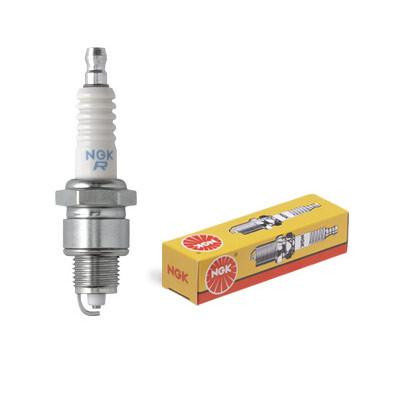 TrailMaster 150 XRX & 150 XRS Spark Plug, close-up image of a spark plug with its yellow packaging box.