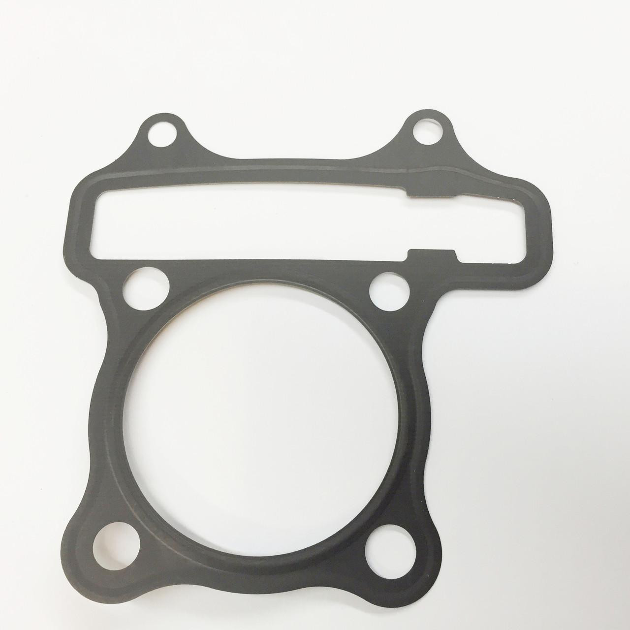 TrailMaster 150 XRS & 150 XRX Cylinder Gasket, black rubber gasket for engine sealing.