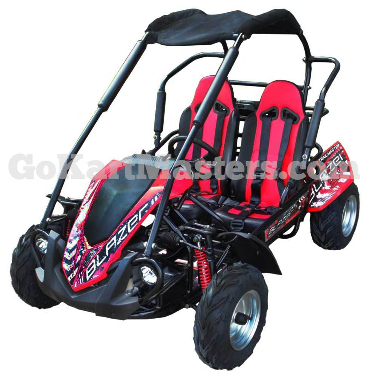 Seat- TrailMaster 150cc Go-Kart - Driver - RED