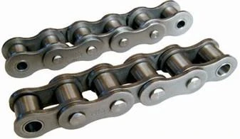 Go Kart Drive Chain - TrailMaster 150 XRS & 150 XRX, silver metal chain with interconnected links