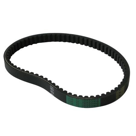 Manco Go-Kart Belt, black rubber drive belt with teeth for engine power transmission.