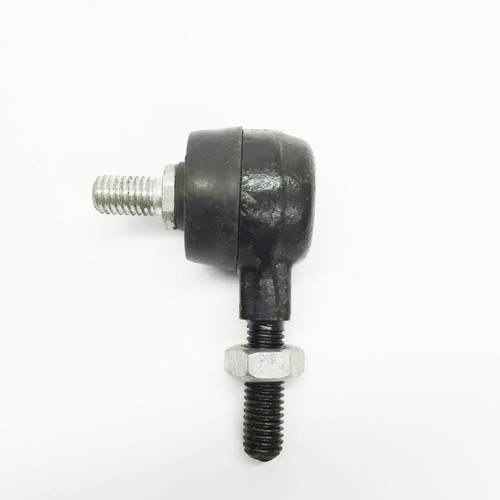 TrailMaster Mini/Mid/Blazer200 Steering Rod End, black and silver steering component with threaded bolt and mounting nut.