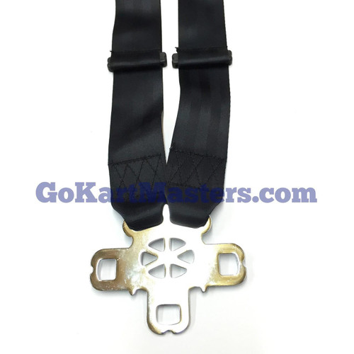 TrailMaster 200 xrs 200xrx Shoulder Strap, black adjustable shoulder strap with metal attachment for motorbike or ATV.