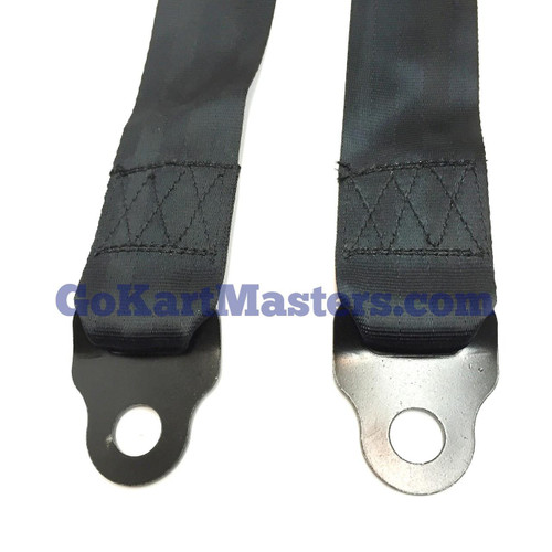 TrailMaster 200 xrs 200xrx Shoulder Strap, close-up view of black padded straps with metal attachments for motorcycle or ATV safety.