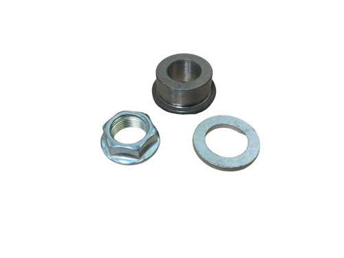 300 XRSE Clutch Hardware, Bushing, Washer, Nut - image of clutch hardware components including a bushing, washer, and nut.