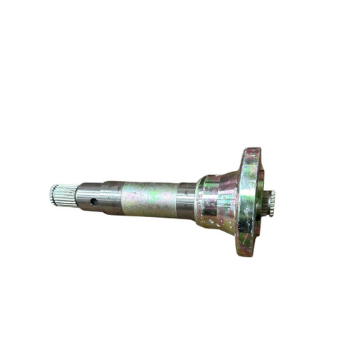 Trailmaster 300 XRX Center Axle, metallic shaft with splines and mounting flange for vehicle axle replacement.