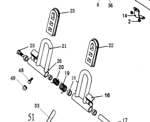 Trailmaster Mid XRS, XRX, AND XRX-R BRAKE PEDAL