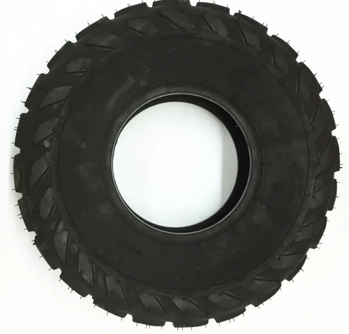 TrailMaster 200 XRS Front Tire 20x7-8, black off-road tire with deep treads for ATV or similar vehicles.