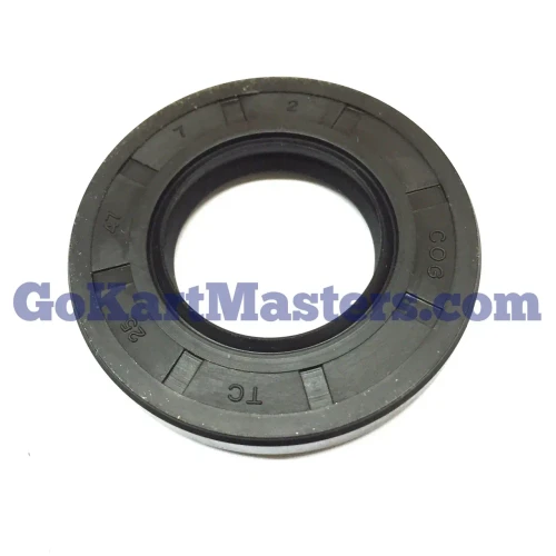 TrailMaster 200 XRS Front Wheel Dust Seal, black rubber and metal seal for ATV front wheel
