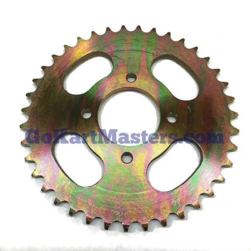 Original TrailMaster rear axle sprocket for the TrailMaster 200 XRX go-kart.