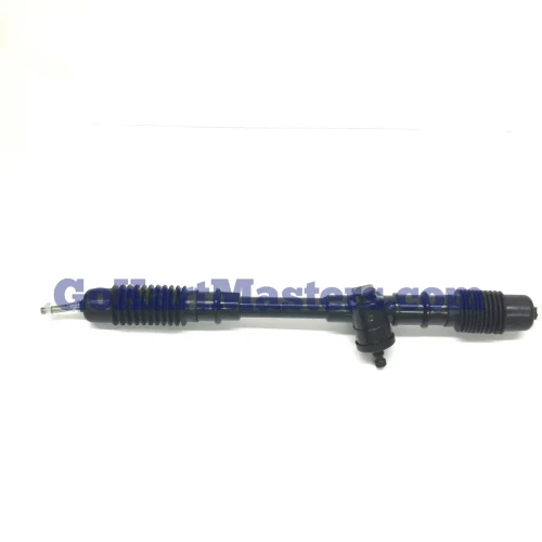 TrailMaster 200 XRX Steering Box Assembly with Inner Tie-Rod Ends, automotive steering component with black metal construction and protective rubber boots.
