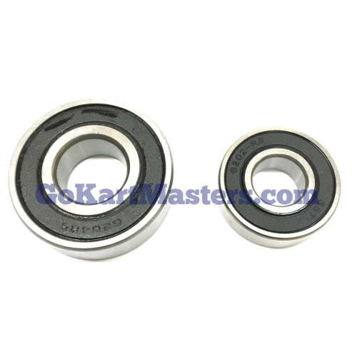 Replacement inner-and-outer front wheel bearing kit for the TrailMaster 200 XRX go-kart.