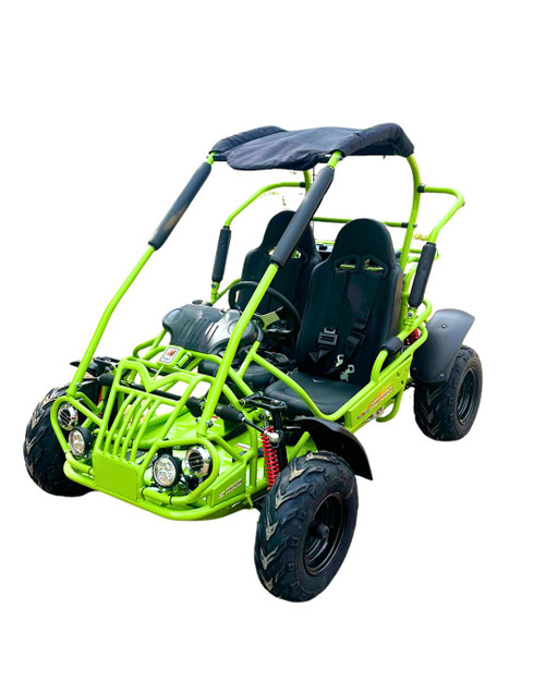 TrailMaster Mid XRX-R Go Kart For Kids w/ Reverse, Electric Start, 5 point harness