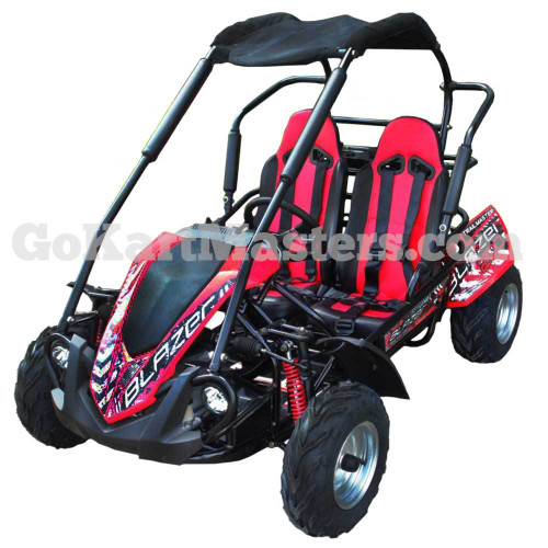 TrailMaster Blazer 200R Go Kart w/ Reverse - Red TrailMaster Blazer 200R Go Kart w/ Reverse - Red