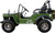 TM Army Vehicle Jeep-style ATAC GK-6125A, green military-style miniature jeep with rugged tires, open cabin, and black roll cage.