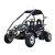 TM ASSEMBLED Mid XRX-R Go Kart For Kids with Reverse, Electric Start, and 5 Point Harness, off-road electric go-kart with a sturdy frame, large tires, and safety features for children.