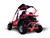 TrailMaster Mid XRX Go Kart for Kids, assembled pink and black youth go-kart with 7hp engine and 24 mph maximum speed.