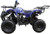 TM 3125R ATV, a blue and black all-terrain vehicle with rugged tires and a sturdy frame.
