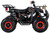 TM Mid 125cc ATV B125, Black off-road all-terrain vehicle with rugged tires and red accents.
