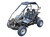 TM Mid XRX-R Go Kart For Kids w/ Reverse, rugged all-terrain electric go-kart designed for children with front and rear suspension, dual seats, and safety features.