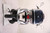 TM Sorento 200A Scooter Moped, front view of a silver and black scooter with mirrors and rear lighting.