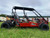 TM 300 XRS-4E 4 Seater Go Kart for Families, red off-road go-kart with four seats, safety bars, and canopy for family outdoor recreational activities.