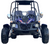 TrailMaster Blazer4 200EX 4 seater family go kart with roll cage and off road tires BLUE
